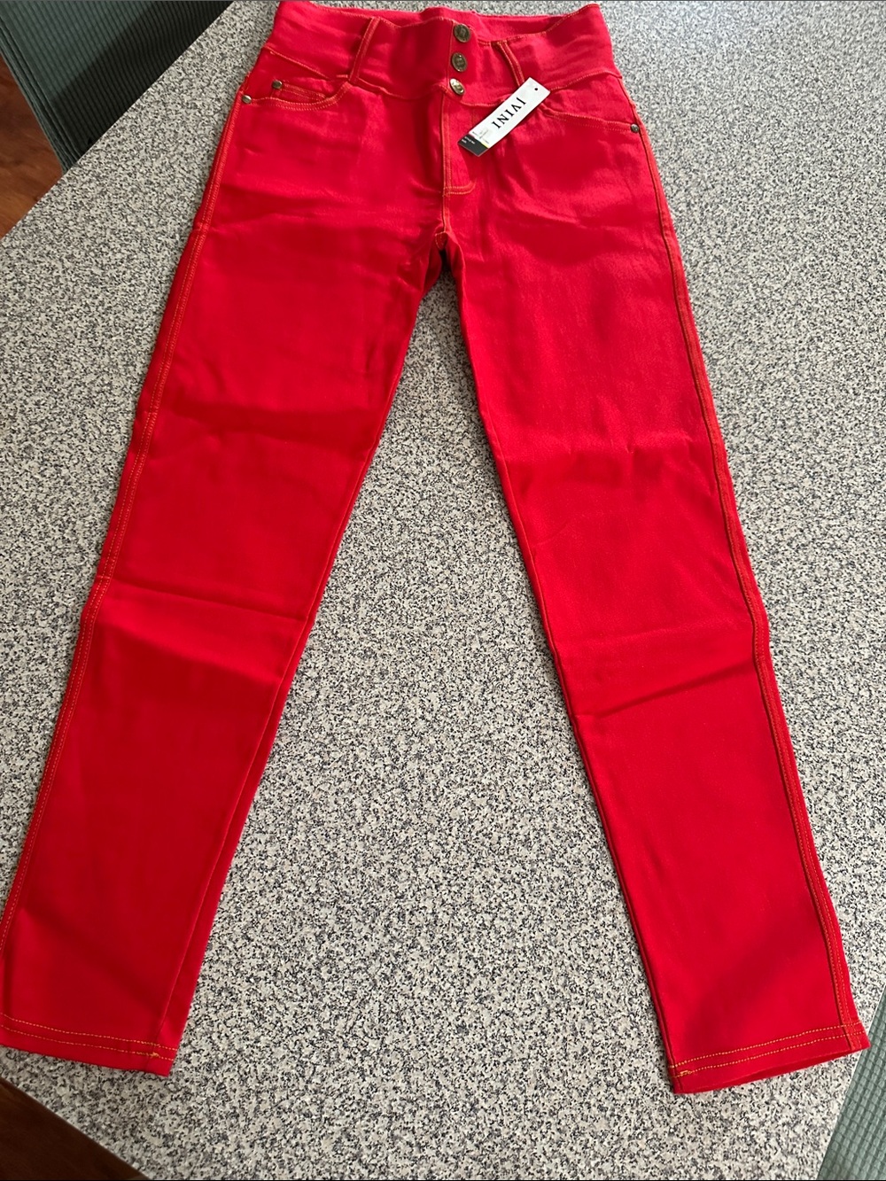 Women’s Red Slim Fit Jeans - Unbranded